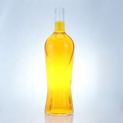Εξαιρετικό σχεδιασμό 750ml σαφή μπουκάλι με υλικό για το κορκολιθικό κολάρο