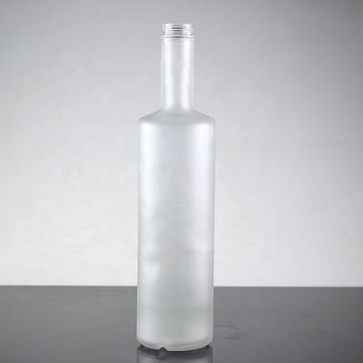 750 ml βιομηχανικό μπουκάλι βότκας από παγωμένο γυαλί για παραγωγή και εμπορία