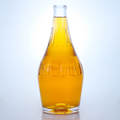 Φανταστικό σχεδιασμό 700 ml Διαυγές φιαλίδιο για σαμπάνια μοναδικό σχήμα και άδειο