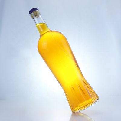Εξαιρετικό σχεδιασμό 750ml σαφή μπουκάλι με υλικό για το κορκολιθικό κολάρο