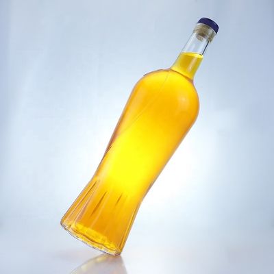 Εξαιρετικό σχεδιασμό 750ml σαφή μπουκάλι με υλικό για το κορκολιθικό κολάρο