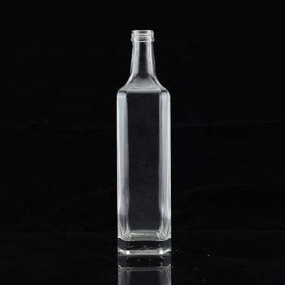 300 ml κενό γυάλινο μπουκάλι ελαίου μαγειρέματος λεπτού σχήματος Προσαρμοσμένο για βιομηχανικούς και
