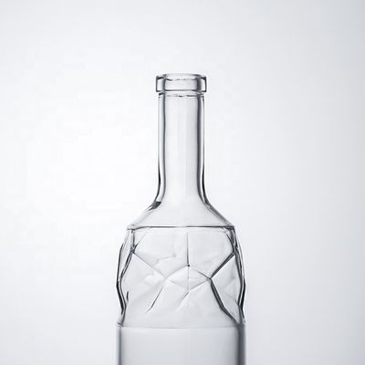 Διαυγές Super Flint γυάλινα μπουκάλια 750ml για Gin Rum Ουίσκι και κρασί    Custom Design