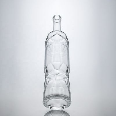 Διαυγές Super Flint γυάλινα μπουκάλια 750ml για Gin Rum Ουίσκι και κρασί    Custom Design