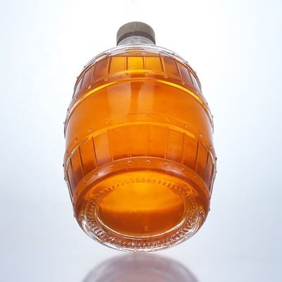 700 ml 750 ml ειδικό σχήμα γυάλινο μπουκάλι για ουίσκι τεκίλα μπράντυ ρούμι τζιν γυάλινο κολάρο