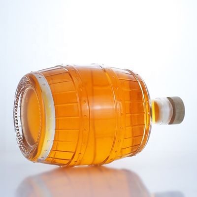 700 ml 750 ml ειδικό σχήμα γυάλινο μπουκάλι για ουίσκι τεκίλα μπράντυ ρούμι τζιν γυάλινο κολάρο