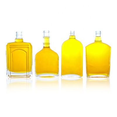 Προσαρμοσμένο 375ml 500ml 700ml750ml Super Flint γυάλινο μπουκάλι για τζιν Βότκα τεκίλα ρούμι