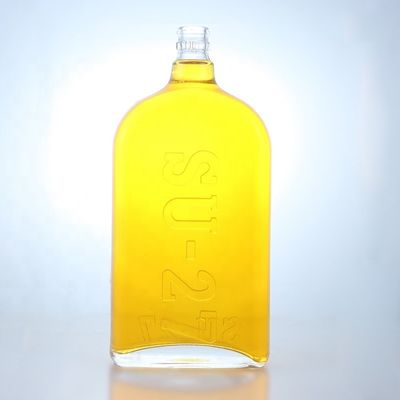 Προσαρμοσμένο 375ml 500ml 700ml750ml Super Flint γυάλινο μπουκάλι για τζιν Βότκα τεκίλα ρούμι
