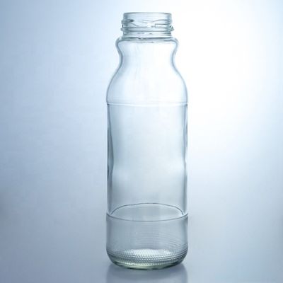 Μπουκάλι από γυαλί για σαλάτα με μεταλλικό καπάκι και διαφανή σχεδιασμό 100ML200ml 250ml 500ml