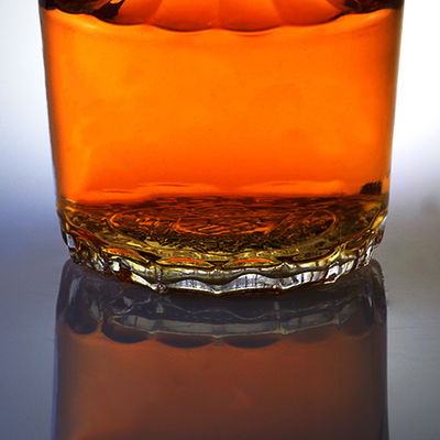500 ml γυάλινο μπουκάλι με φελλό για ουίσκι βότκα οινοπνεύματα χαραγμένα σε μακρύ σβέρκο σχεδιασμό