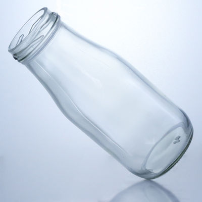 250 ml γυάλινο δοχείο τροφίμων για χυμό γάλακτος τύπος σφραγίσματος