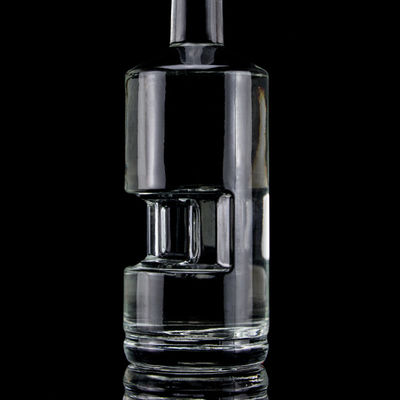 Υλικό κολάρου Μπουκάλι βότκας γυαλιού 500ml700ml για την βιομηχανία παραγωγής οινοπνεύματος