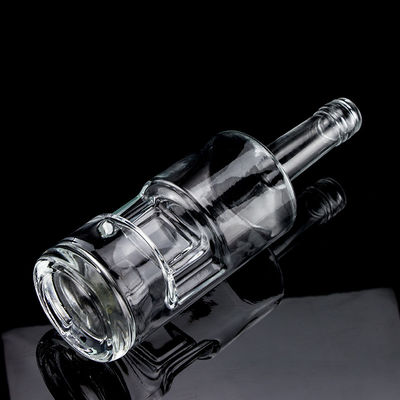 Υλικό κολάρου Μπουκάλι βότκας γυαλιού 500ml700ml για την βιομηχανία παραγωγής οινοπνεύματος