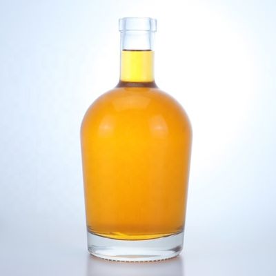 Εναλλακτικό διαφανές ωοειδές μπουκάλι κρασιού 500 ml 700 ml 750 ml με φελλό για ποτά