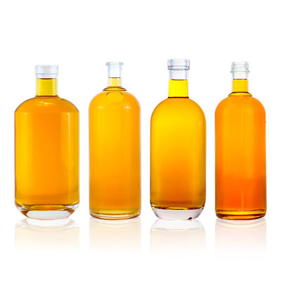 375 ml 500 ml 700 ml 750 ml 1000 ml γυάλινο μπουκάλι για αλκοόλ με φελλό και βίδα