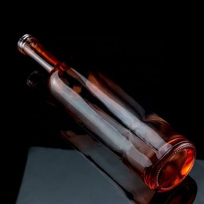 Επικάλυψη Κόκκινο χρώμα 750 ml μπουκάλι γυαλιού τεκίλας με μοναδικό σχεδιασμό και φελλό