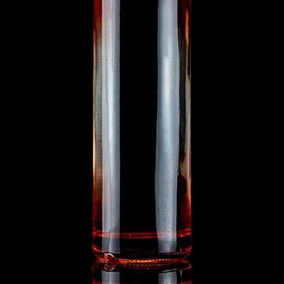Επικάλυψη Κόκκινο χρώμα 750 ml μπουκάλι γυαλιού τεκίλας με μοναδικό σχεδιασμό και φελλό