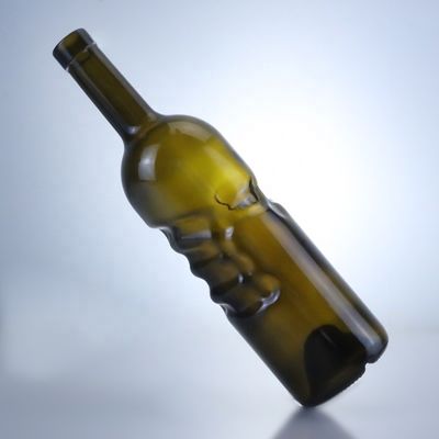 Προσαρμοσμένο 500 ml 750 ml Clear Flint Gin Rum Champagne Tequila Liquor γυάλινο μπουκάλι με φελλό