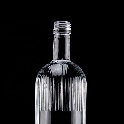 500 ml 700 ml SCREW CAP Super Flint Glass άδεια μπουκάλι ουίσκι για σχεδιασμό Classic Round