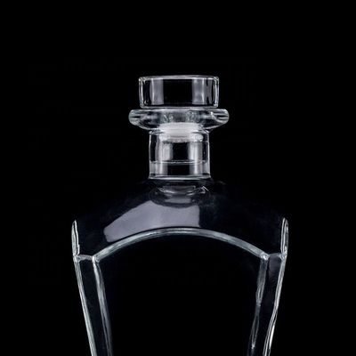 Διαυγές ή προσαρμοσμένο Super Flint Glass μπουκάλι ουίσκι 700ml 750ml με φελλό