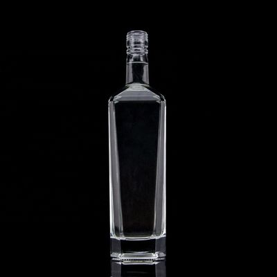 Κύπελλο μπουκάλι ουίσκι τετράγωνο 700 ml παχύ κάτω μέρος 750 ml 500 ml μπουκάλια τεκίλα για οινοπνευματώδη ποτά