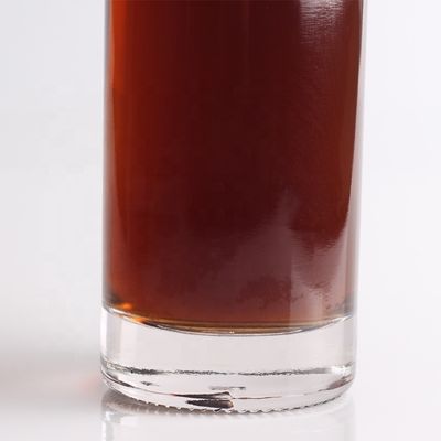 Βάζο με χαραγμένη τεκίλα 750 ml 1 λίτρο με στρογγυλό σχήμα και τύπου σφράγισης από φελλό
