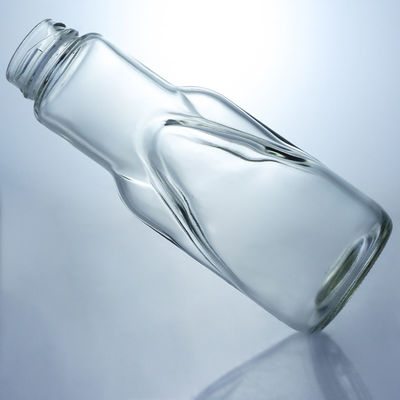 Χρώμα μπουκαλιού Διαφανές 360 ml γυάλινο μπουκάλι για χυμό γάλακτος καφέ καπάκι βίδα