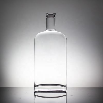 800ml 1000ml 3000ml Μεγάλη χωρητικότητα μπουκάλι γυαλιού ουίσκι Στρογγυλό 500ml τετραγωνικό μπουκάλι γυαλιού νερού