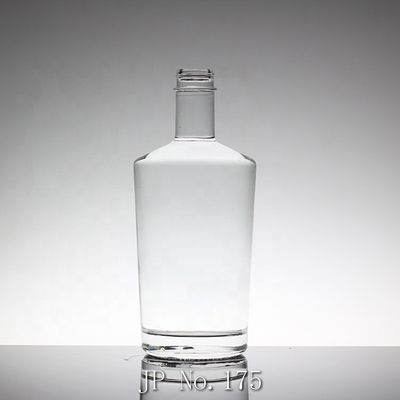 800ml 1000ml 3000ml Μεγάλη χωρητικότητα μπουκάλι γυαλιού ουίσκι Στρογγυλό 500ml τετραγωνικό μπουκάλι γυαλιού νερού