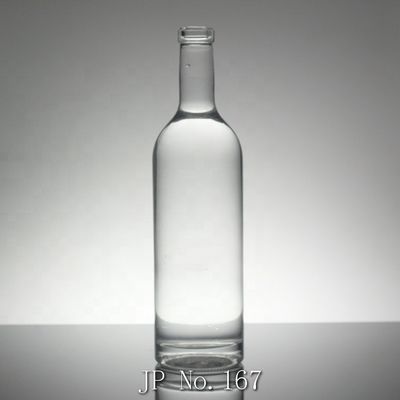 800ml 1000ml 3000ml Μεγάλη χωρητικότητα μπουκάλι γυαλιού ουίσκι Στρογγυλό 500ml τετραγωνικό μπουκάλι γυαλιού νερού