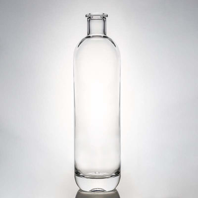 Βασικό υλικό Γυαλί Προσαρμοσμένο 500ml 700ml 750ml Super Flint Round Clear Glass Flask