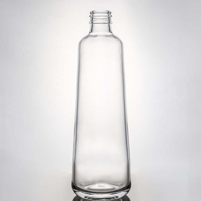 Βασικό υλικό Γυαλί Προσαρμοσμένο 500ml 700ml 750ml Super Flint Round Clear Glass Flask