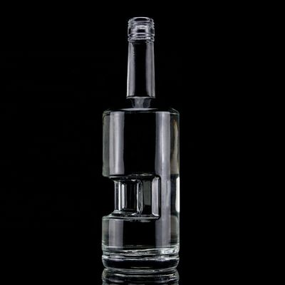 700 ml γυάλινα μπουκάλια σε σχήμα κιθάρας με κάλυμμα φελλού για καθαρό ή εξατομικευμένο ουίσκι βότκα