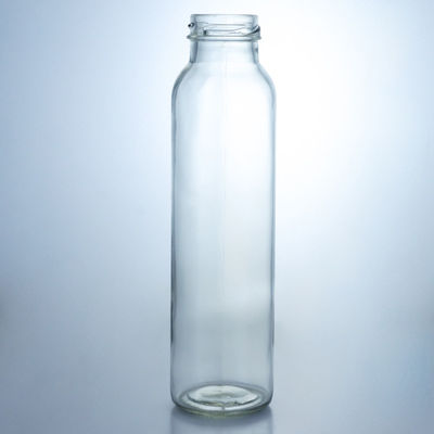 250ml 320ml 500ml 750ml 1L Διαυγές χυμό γάλακτος, νερό, γυάλινο μπουκάλι με προσαρμοσμένο λογότυπο