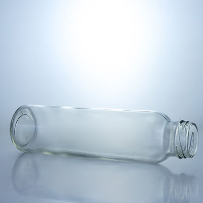 250ml 320ml 500ml 750ml 1L Διαυγές χυμό γάλακτος, νερό, γυάλινο μπουκάλι με προσαρμοσμένο λογότυπο