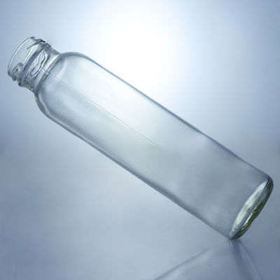 250ml 320ml 500ml 750ml 1L Διαυγές χυμό γάλακτος, νερό, γυάλινο μπουκάλι με προσαρμοσμένο λογότυπο