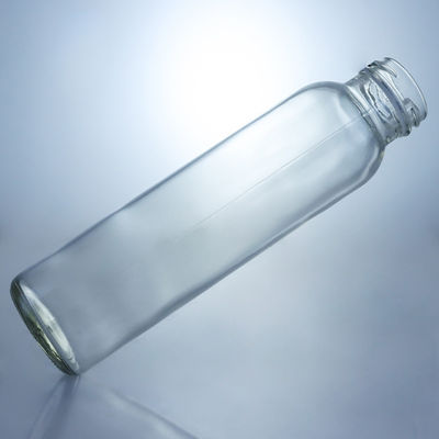 250ml 320ml 500ml 750ml 1L Διαυγές χυμό γάλακτος, νερό, γυάλινο μπουκάλι με προσαρμοσμένο λογότυπο