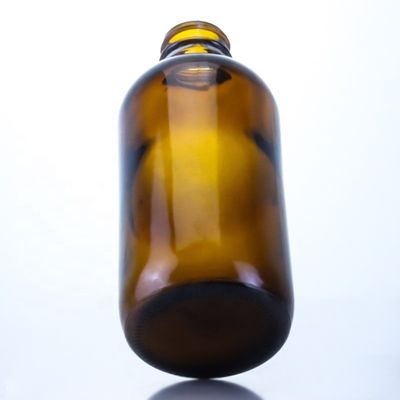 350ml κενό μπουκάλι μπύρας με στέμμα καπάκι μεταξωτή οθόνη και θερμή σφραγίδα μοναδικό σχέδιο