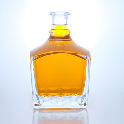 Μοναδικό σχεδιασμό Custom 500ml 700ml Super Flint γυάλινο μπουκάλι για Ρουμ Ουίσκι Βότκα Μπράντυ