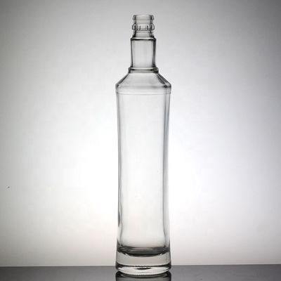 Σκηνότυπη Διακριτική ψηλή λεπτή μπουκάλι μακρύ γυαλί μπουκάλι βότκα 500ml 750ml