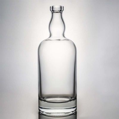 500 ml 700 ml 1000 ml στρογγυλό σχήμα μπουκάλι γυαλιού από φρεάτιο με φελλό για άλλες ανάγκες ποτών