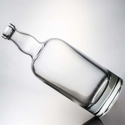 500 ml 700 ml 1000 ml στρογγυλό σχήμα μπουκάλι γυαλιού από φρεάτιο με φελλό για άλλες ανάγκες ποτών