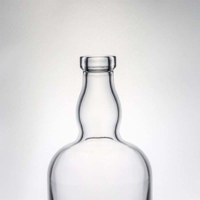 500 ml 700 ml 1000 ml στρογγυλό σχήμα μπουκάλι γυαλιού από φρεάτιο με φελλό για άλλες ανάγκες ποτών