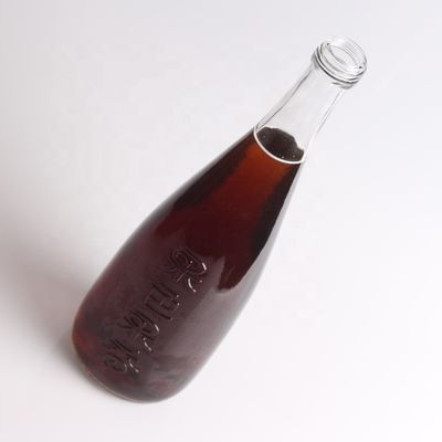 Χρώμα μπουκαλιού Διαυγές Super Flint Glass 750 ml Juice Glass Flask με καπάκι από αλουμίνιο