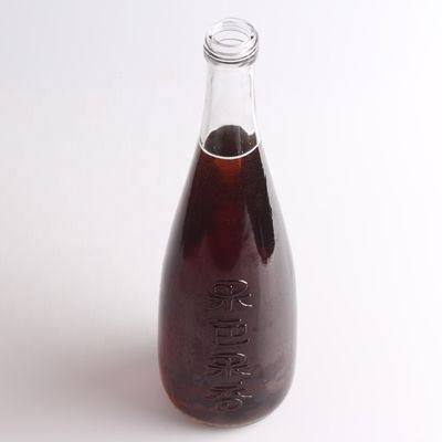 Χρώμα μπουκαλιού Διαυγές Super Flint Glass 750 ml Juice Glass Flask με καπάκι από αλουμίνιο