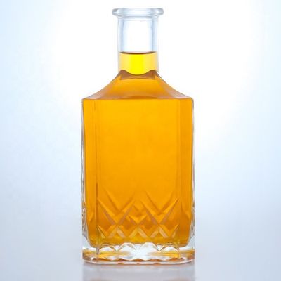 375ml 500ml 700ml 750ml 1000ml Όσλο Λικέρ Τζιν Ουίσκι Γυαλί Βότκα μπουκάλι με κάλυμμα φελλού