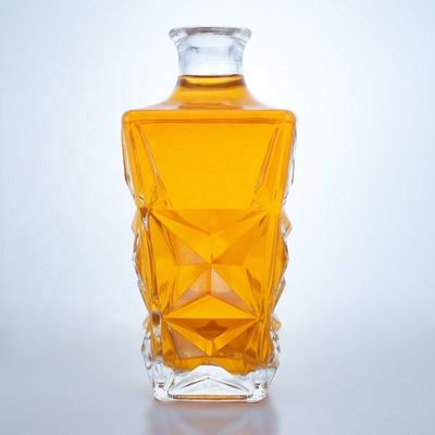 375ml 500ml 700ml 750ml 1000ml Όσλο Λικέρ Τζιν Ουίσκι Γυαλί Βότκα μπουκάλι με κάλυμμα φελλού