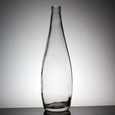 500 ml γυάλινη φιάλη νερού για μαλακά ποτά με διαφανή σχεδιασμό και βιδωτό καπάκι