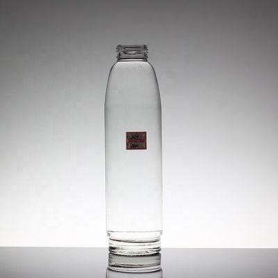 500 ml γυάλινη φιάλη νερού για μαλακά ποτά με διαφανή σχεδιασμό και βιδωτό καπάκι
