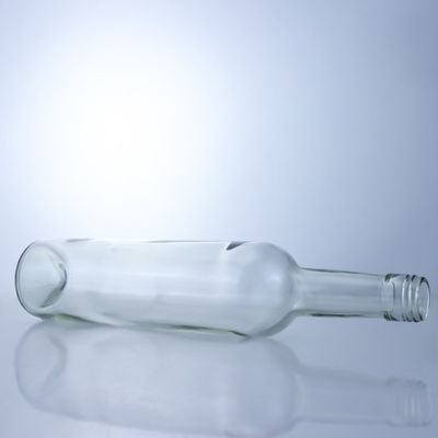 600 ml 750 ml 1000 ml Στρογγυλό σχήμα κενό μακρύ λαιμό γυάλινα μπουκάλια οινοπνεύματος για τζιν ρούμι μπράντι
